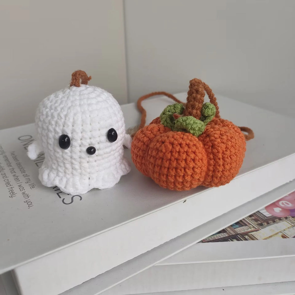 Spooky Crochet Car Charm