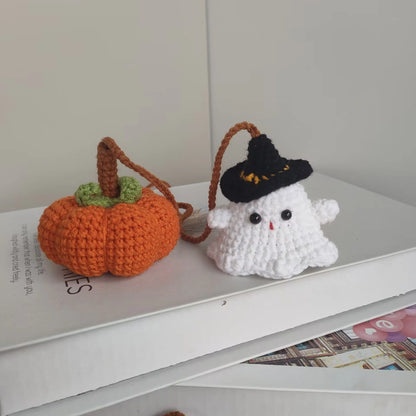 Spooky Crochet Car Charm