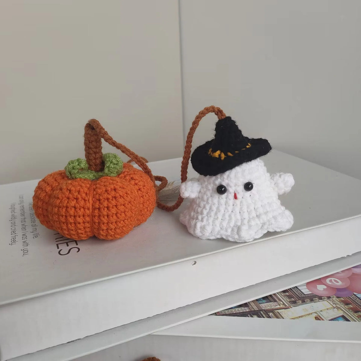 Spooky Crochet Car Charm