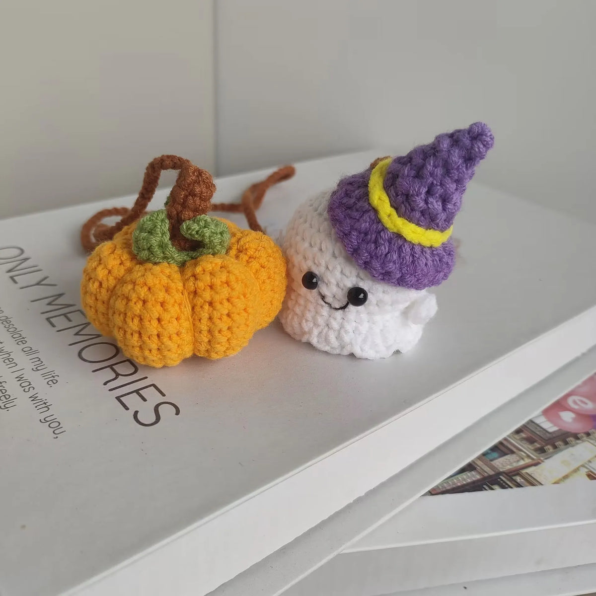 Spooky Crochet Car Charm