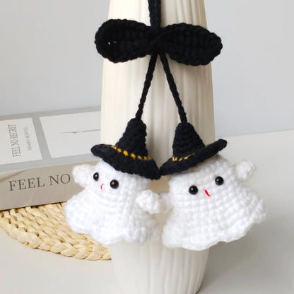 Spooky Crochet Car Charm